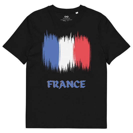 T-shirt unisexe FRANCE en coton biologique