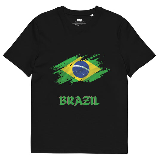 T-shirt unisexe BRAZIL en coton biologique